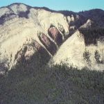 Kwetı̨nı̨ɂah (Bear Rock) is near the town of Tulita, where the two rivers meet.
