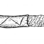 Stone knife drawing.