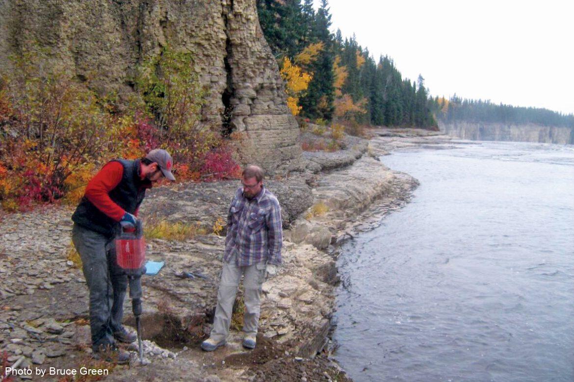 An Ancient Fish Trackway - Northwest Territories Timeline