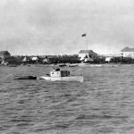 Boats in the water at Fort Resolution in 1922.