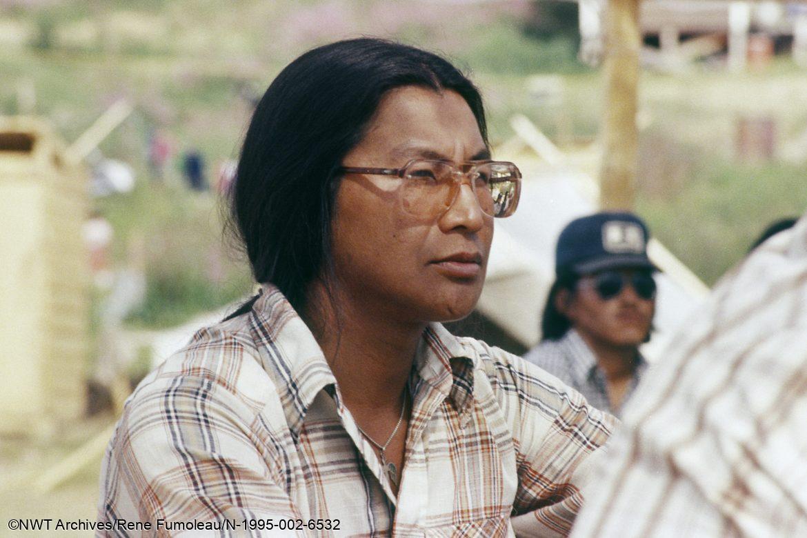 Stephen Kakfwi began his career with the Indian Brotherhood of the NWT and later became the Premier of the NWT.