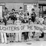 Members of Daughters of the Midnight Sun during a parade in 1971.