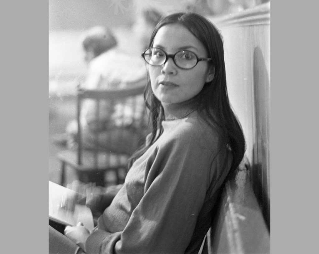Gina Blondin, Indian Brotherhood of the NWT staff member, 1973.